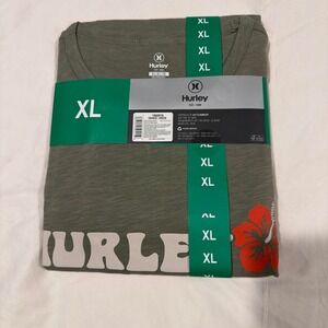 Hurley green & grey t-shirt, Size XL